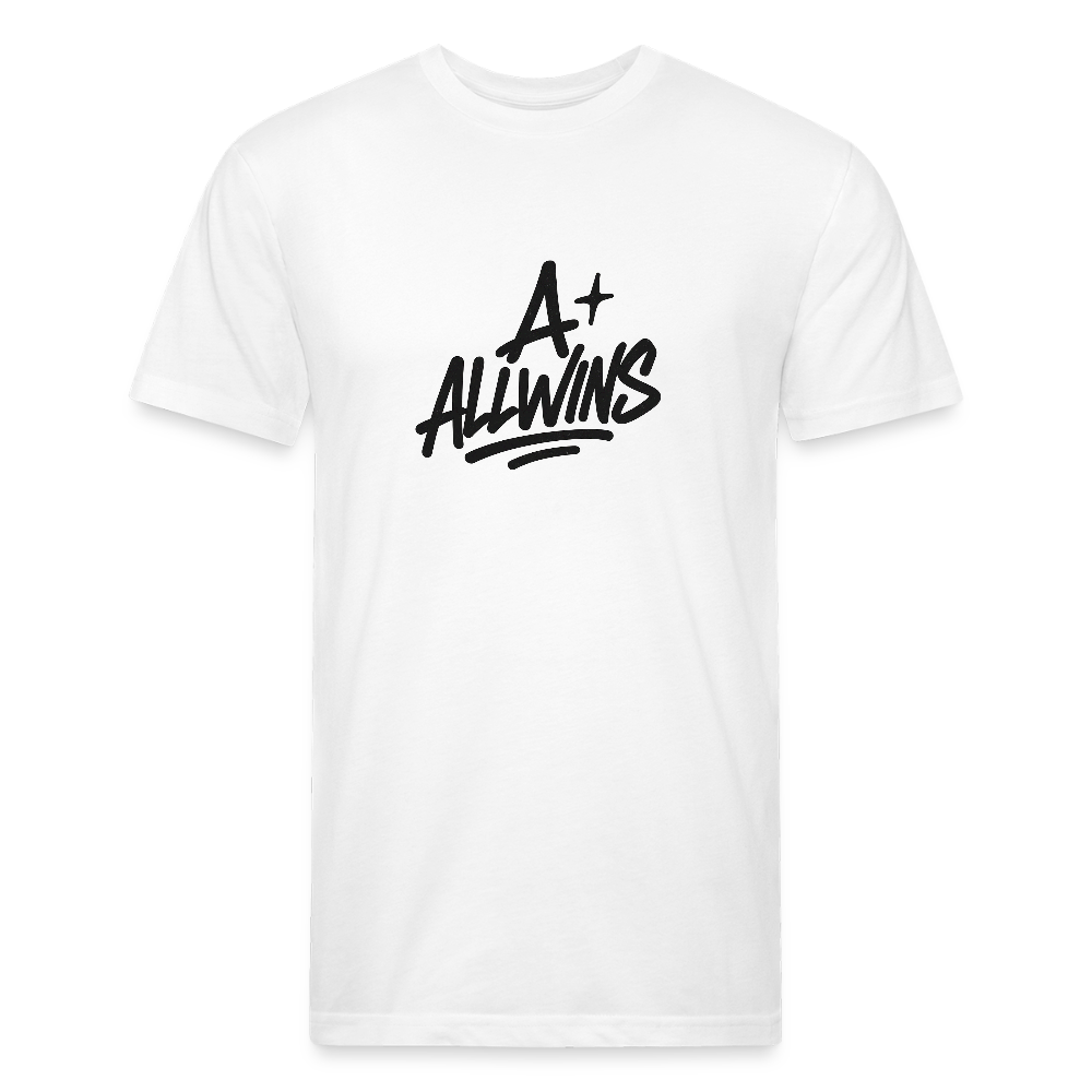 Fitted Cotton/Poly T-Shirt by Next Level - white