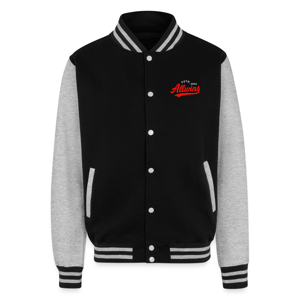 Allwins College Sweat Jacket - black/heather grey