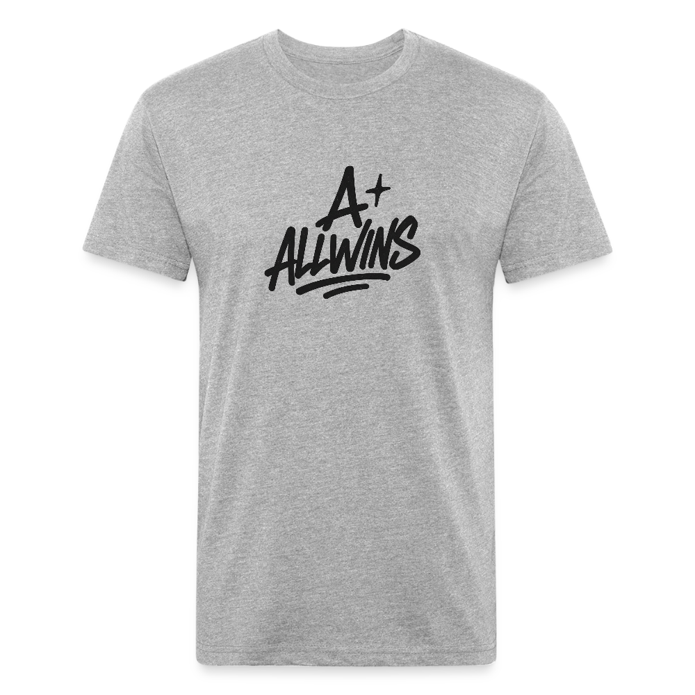 Fitted Cotton/Poly T-Shirt by Next Level - heather gray