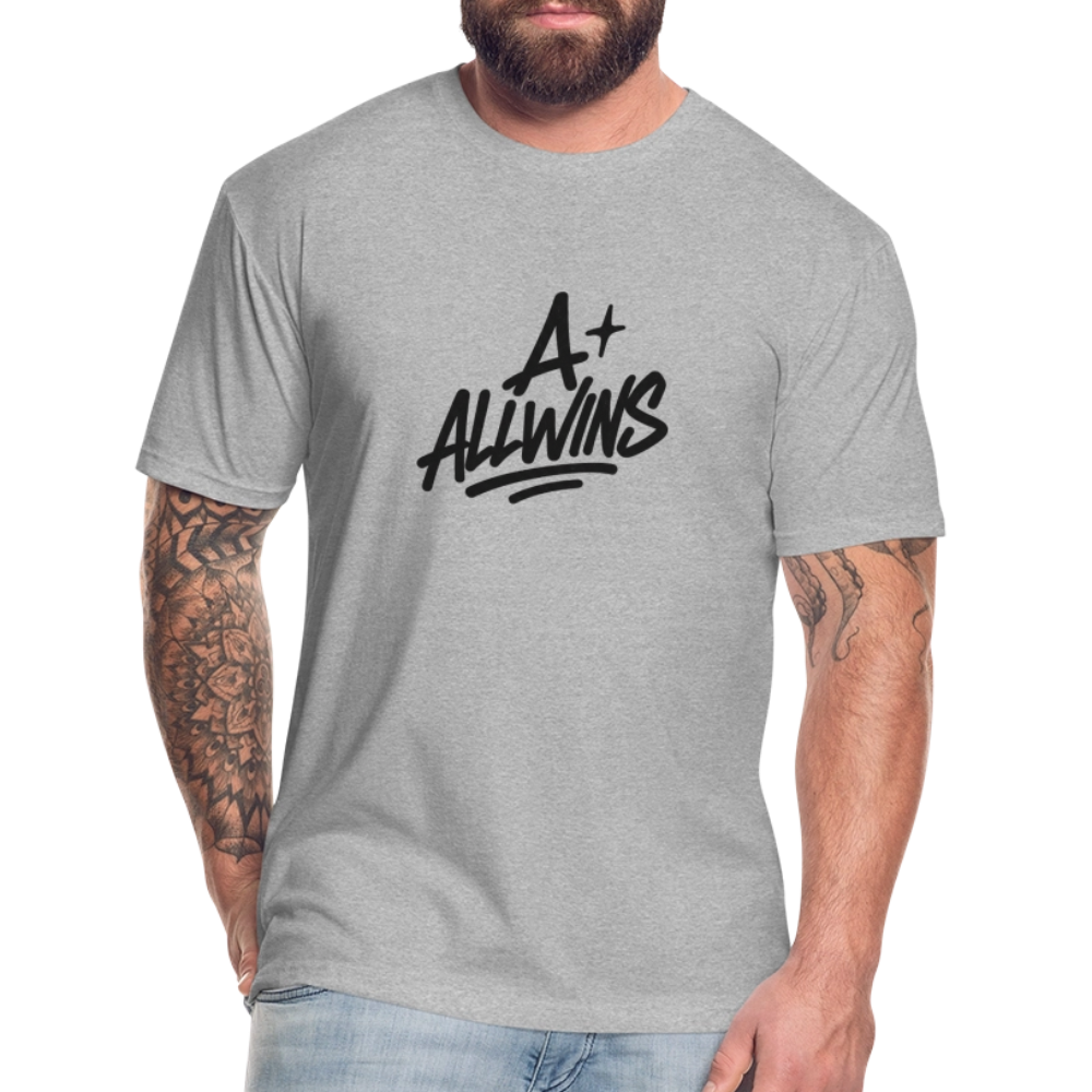 Fitted Cotton/Poly T-Shirt by Next Level - heather gray