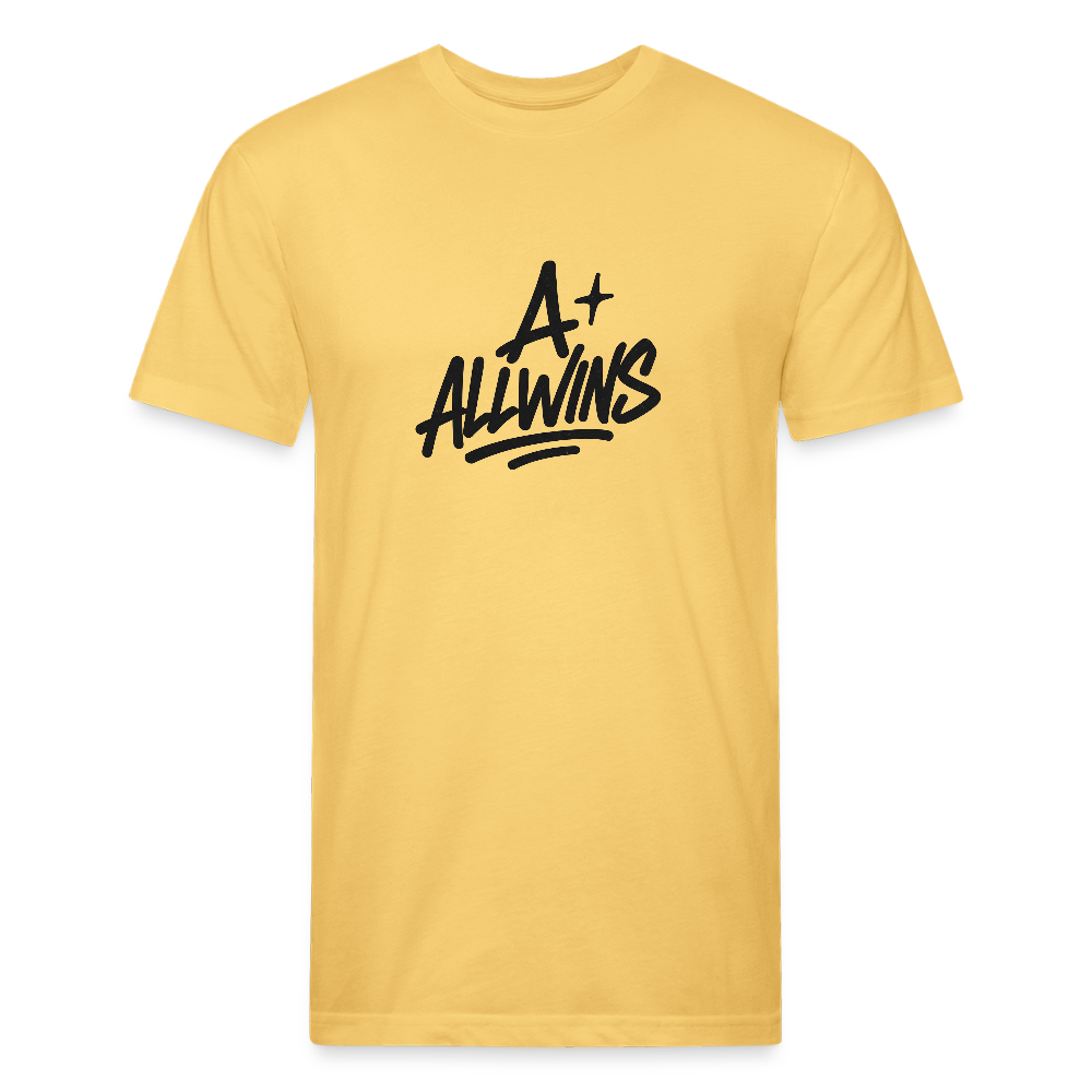 Fitted Cotton/Poly T-Shirt by Next Level - pastel yellow