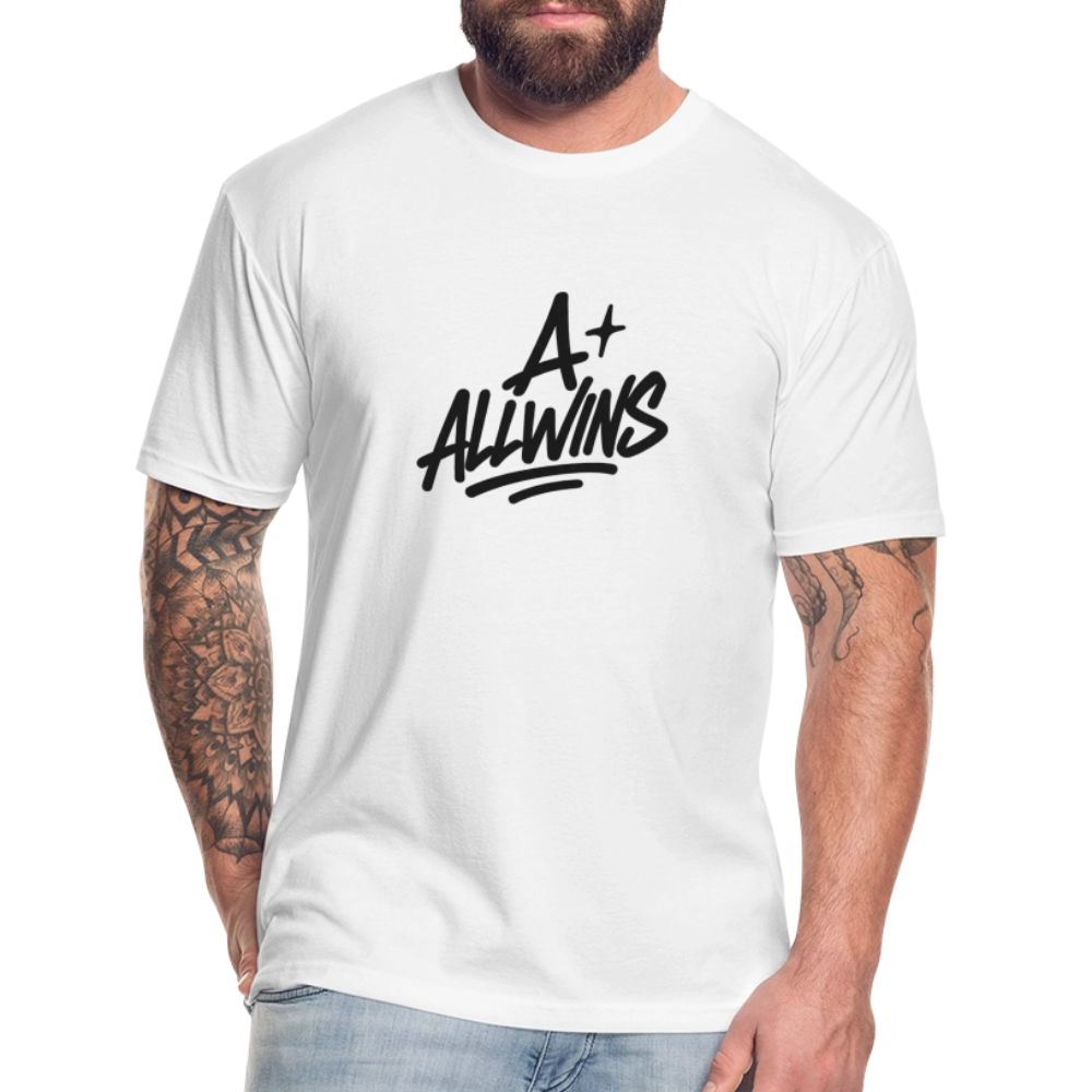 Fitted Cotton/Poly T-Shirt by Next Level - white