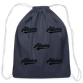 Cotton Drawstring Bag - navy