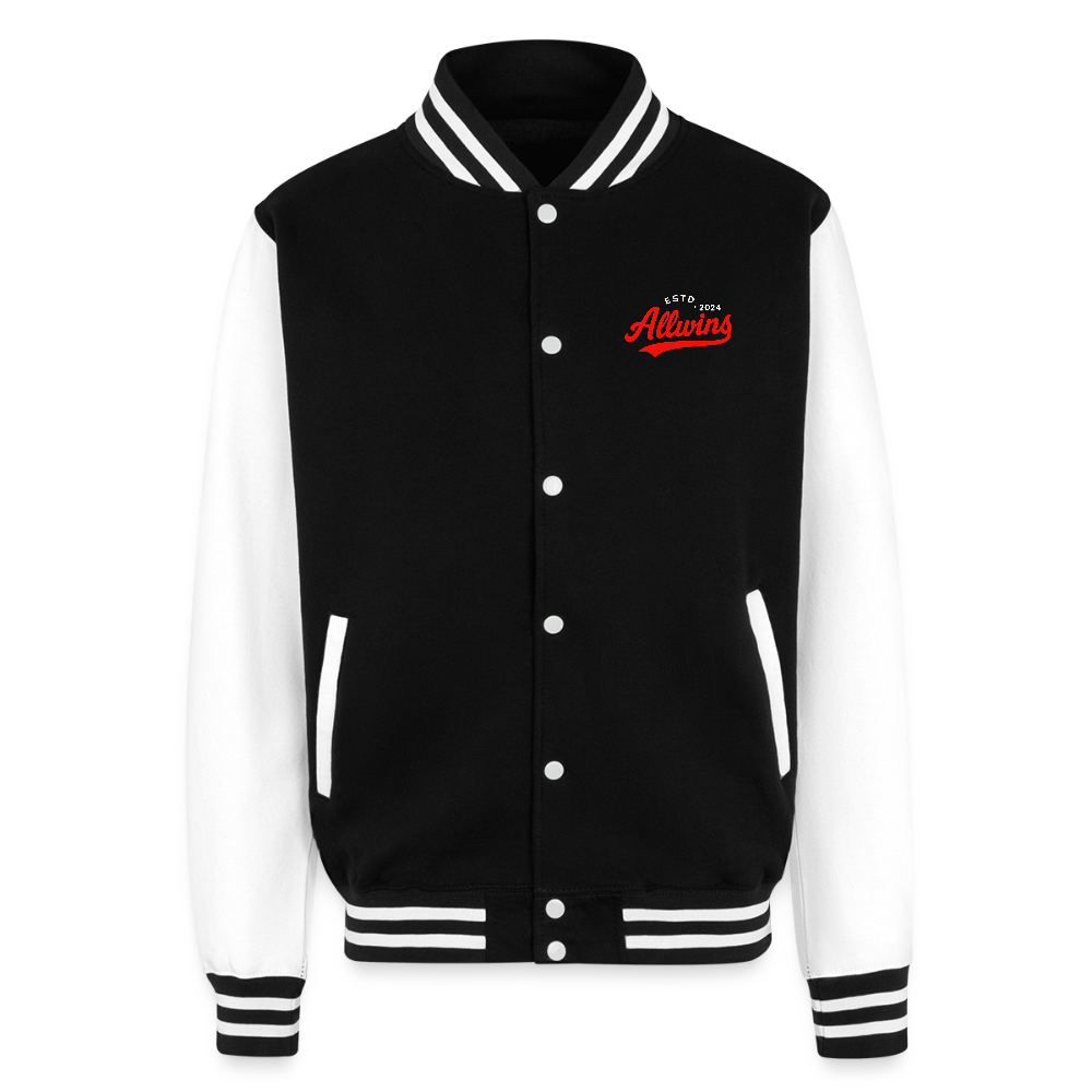 Allwins College Sweat Jacket - black/white
