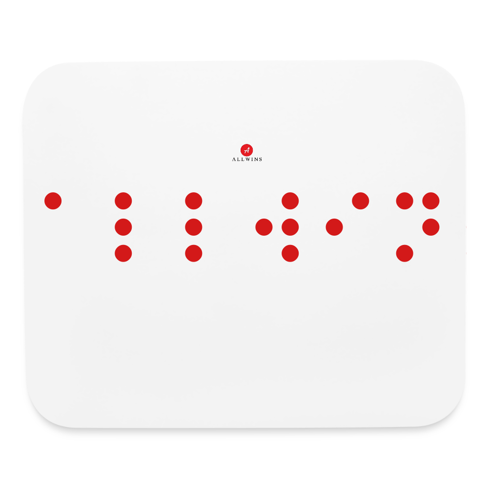 Mouse pad Horizontal - white